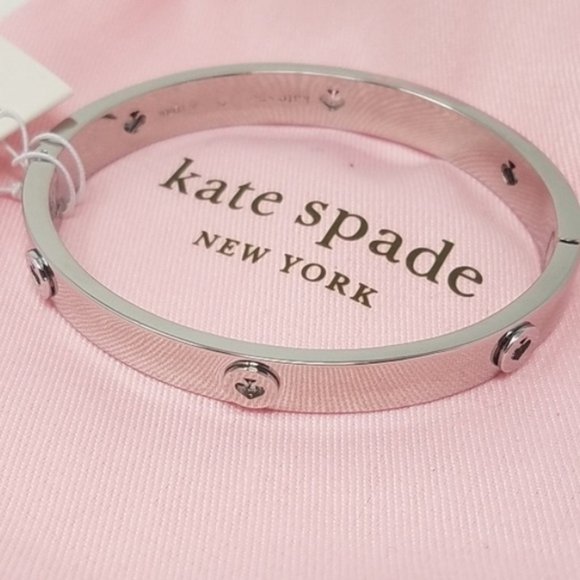 kate spade Jewelry Kate Spade Spot The Spade Studded Hinged